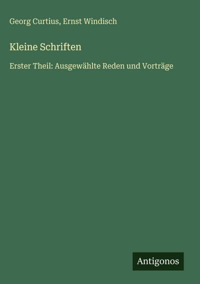 Kleine Schriften