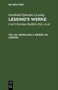 Briefe an Lessing