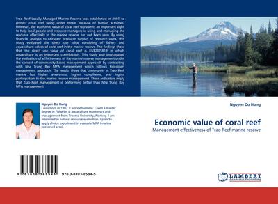 Economic value of coral reef