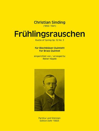Frühlingsrauschen op.32,3für 2 Trompeten, Horn, Posaune und Tuba