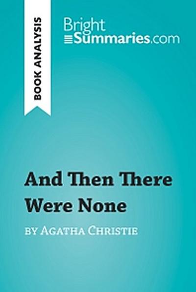 And Then There Were None by Agatha Christie (Book Analysis)