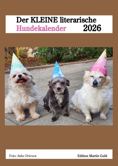 Der KLEINE literarische Hundekalender 2026