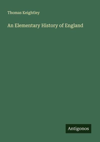 An Elementary History of England