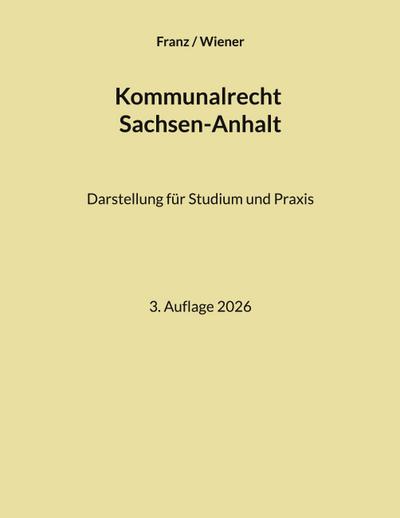 Kommunalrecht Sachsen-Anhalt