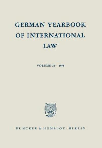 German Yearbook of International Law - Jahrbuch für Internationales Recht.