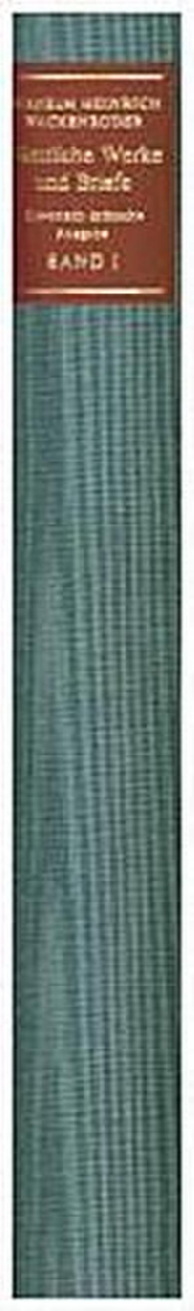 Sämtliche Werke und Briefe, 2 Bde. Werke