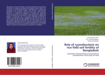 Role of cyanobacteria on rice  field soil fertility of Bangladesh