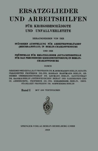 Ersatzglieder und Arbeitshilfen