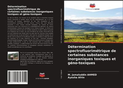 Détermination spectrofluorimétrique de certaines substances inorganiques toxiques et géno-toxiques