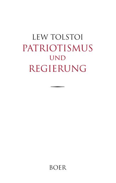 Patriotismus und Regierung