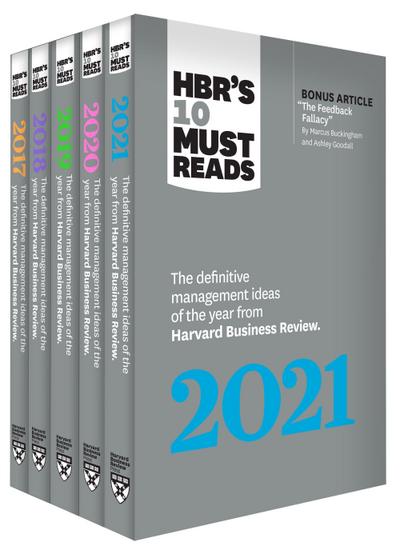 5 Years of Must Reads from Hbr: 2021 Edition (5 Books)