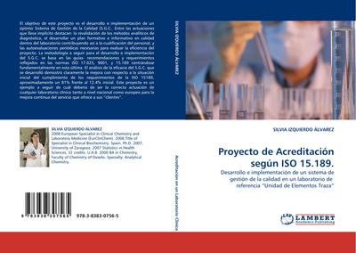 Proyecto de Acreditación según ISO 15.189.