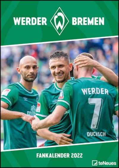 Werder Bremen 2022 - A3-Kalender - Fußball-Kalender - Fan-Kalender - 29,7x42 - Sport