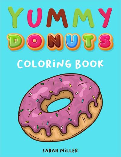 Yummy Donuts Coloring Book