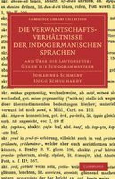 Die Verwantschaftsverhaltnisse Der Indogermanischen Sprachen