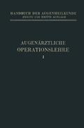 Augenärztliche Operationslehre