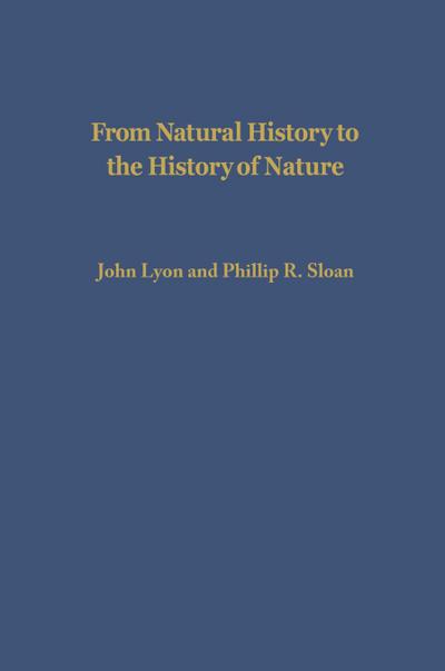 From Natural History to the History of Nature