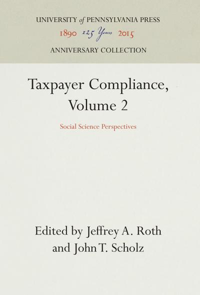 Taxpayer Compliance, Volume 2