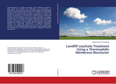 Landfill Leachate Treatment Using a Thermophilic Membrane Bioreactor
