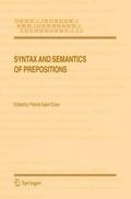 Syntax and Semantics of Prepositions