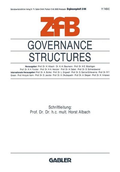 Governance Structures