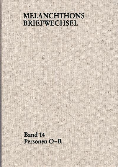 Melanchthons Briefwechsel / Band 14