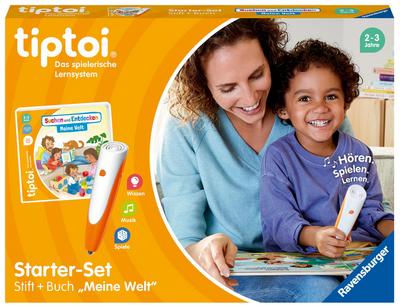 Ravensburger tiptoi Starter-Set 00112: Stift und Bilderbuch Suchen und Entdecken Meine Welt - Lernsystem für Kinder ab 2 Jahren