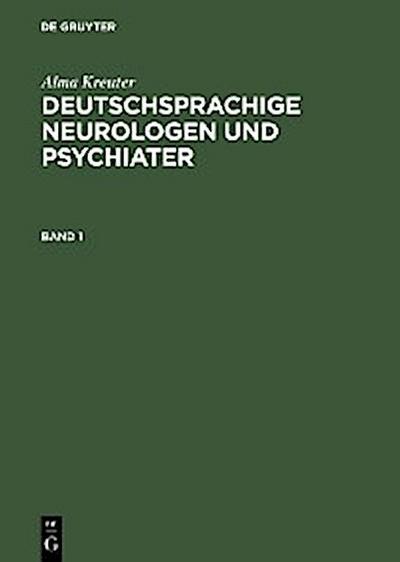 Deutschsprachige Neurologen und Psychiater
