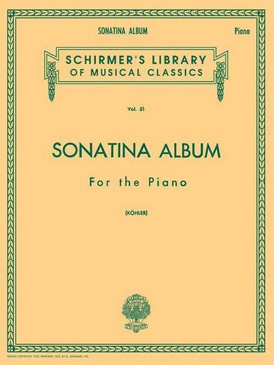 Sonatina Album: Schirmer Library of Classics Volume 51 Piano Solo (Schirmer’s Library of Musical Classics)