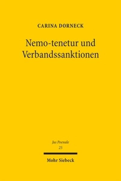 Nemo-tenetur und Verbandssanktionen