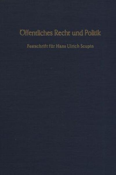 Öffentliches Recht und Politik.