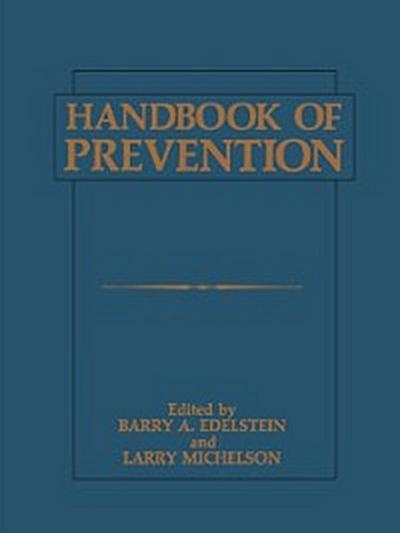 Handbook of Prevention