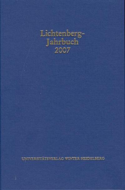 Lichtenberg-Jahrbuch 2007