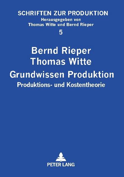 Grundwissen Produktion
