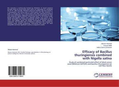 Efficacy of Bacillus thuringiensis combined with Nigella sativa