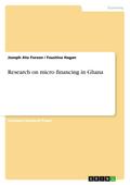 Research on micro financing in Ghana