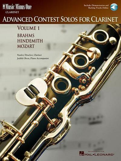Advanced Contest Solos for Clarinet - Volume I Music Minus One Clarinet - Book/Online Audio