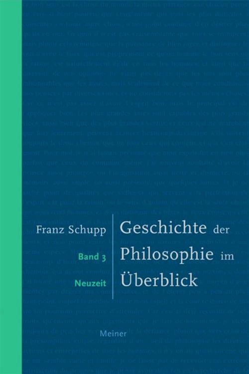 Geschichte der Philosophie im Überblick 3 Franz Schupp