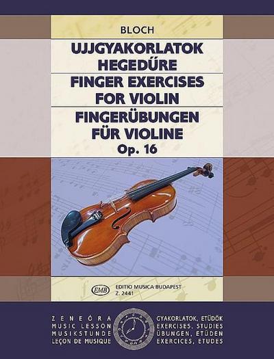 Fingerübungen op.16für Violine