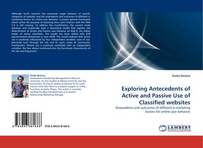 Exploring Antecedents of Active and Passive Use of Classified websites