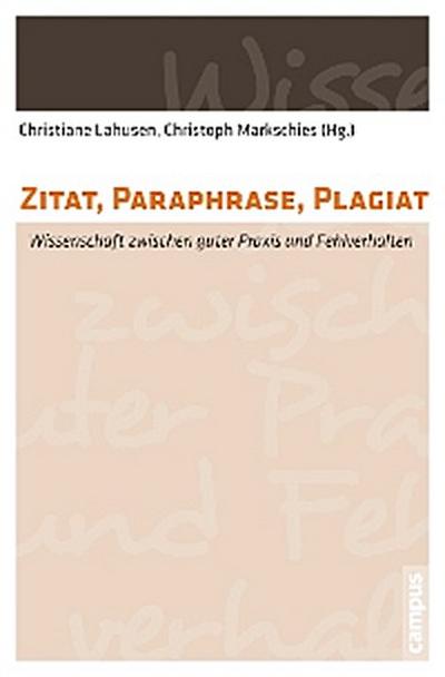 Zitat, Paraphrase, Plagiat