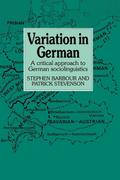 Variation in German