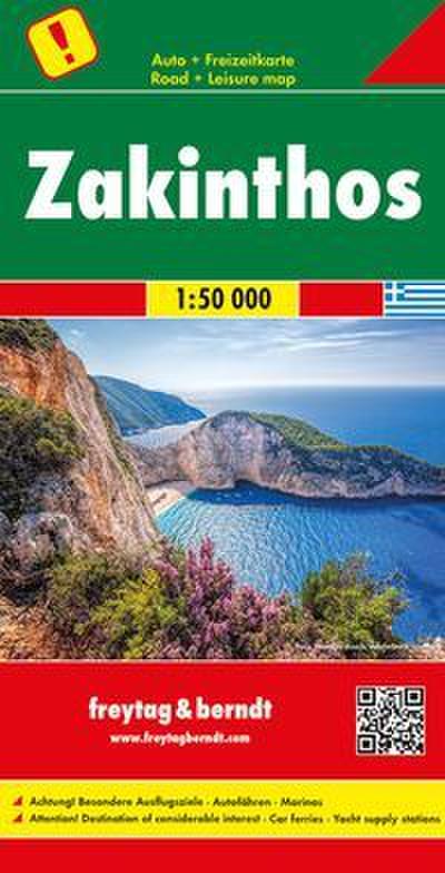 freytag & berndt Straßenkarte Zakinthos 1:50.000