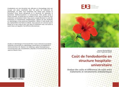 Coût de l’endodontie en structure hospitalo-universitaire