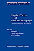 Linguistic Theory and South Asian Languages