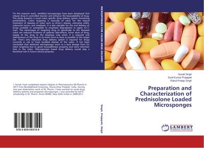 Preparation and Characterization of Prednisolone Loaded Microsponges