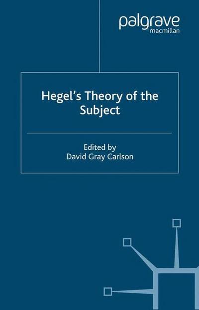 Hegel¿s Theory of the Subject