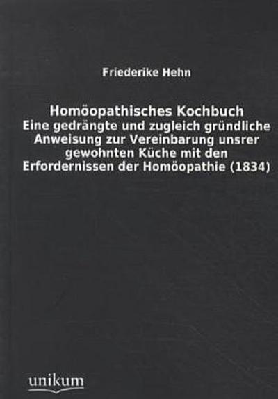 Homöopathisches Kochbuch