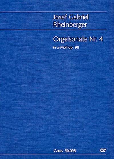 Sonate a-Moll Nr.4 op.98 für OrgelGroßformat