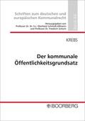 Der kommunale Öffentlichkeitsgrundsatz
